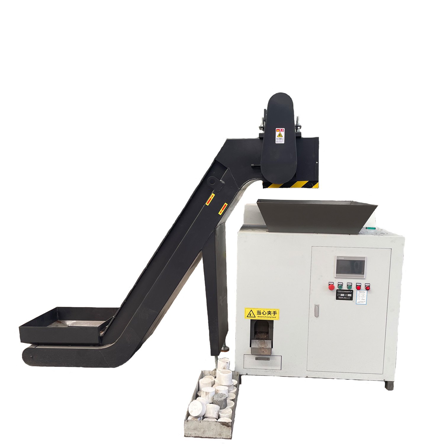 Aluminum Powder Cake Press Machine Sawdust Iron Chip Briquetting Machine Scrap Metal Powder Extrusion Recycling Equipment