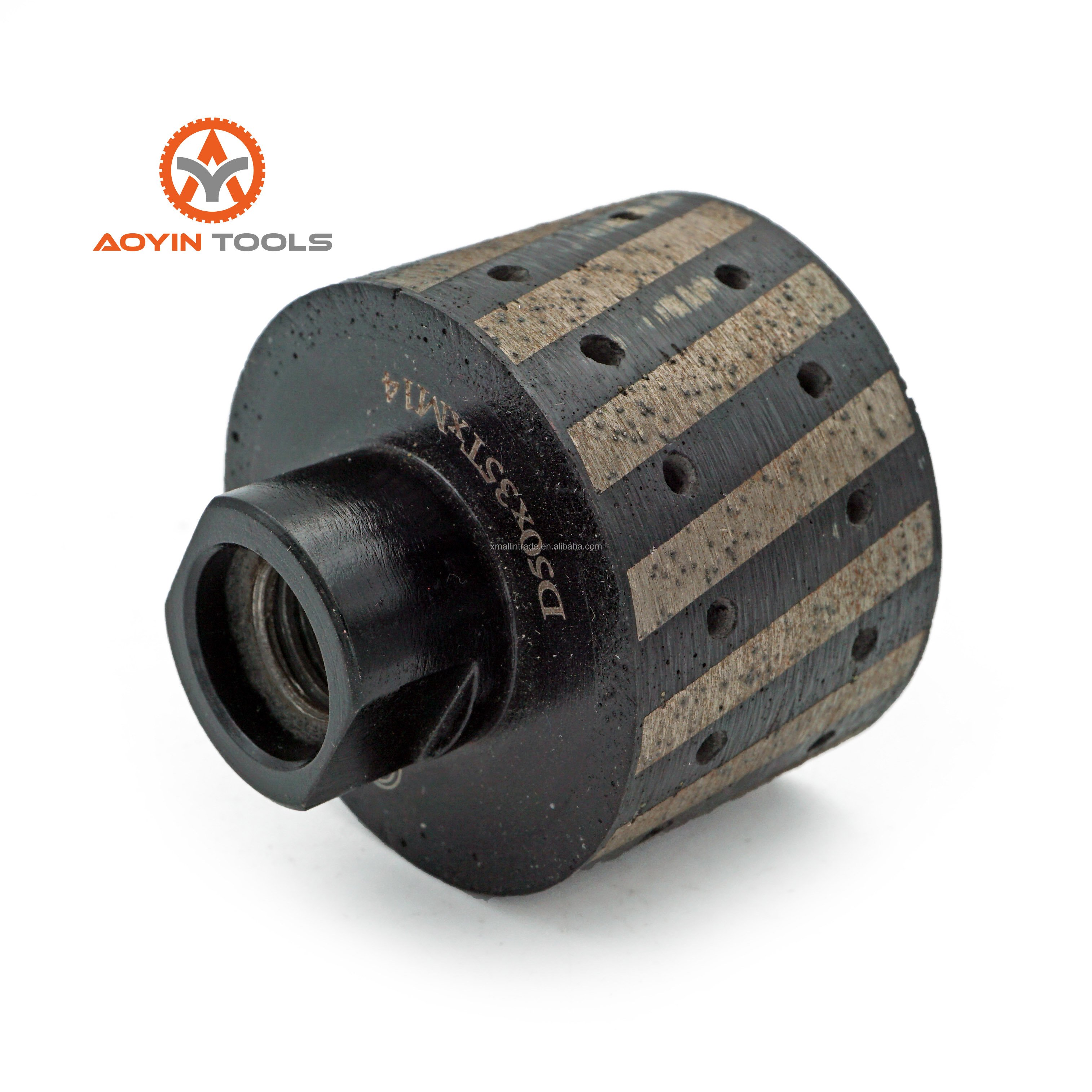OEM Wholesale D75*40T mm Resin Filled Diamond Abrasive Zero Tolerance Grinding Drum Wheel for Granite, Marble, and Stone Edge