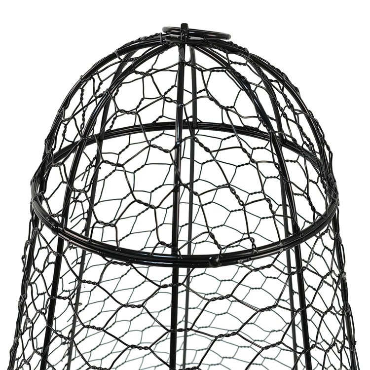 Metal Cage Garden Protection Sturdy Chicken Wire Cloche Plant Protector Cover For Plants and Seedlings