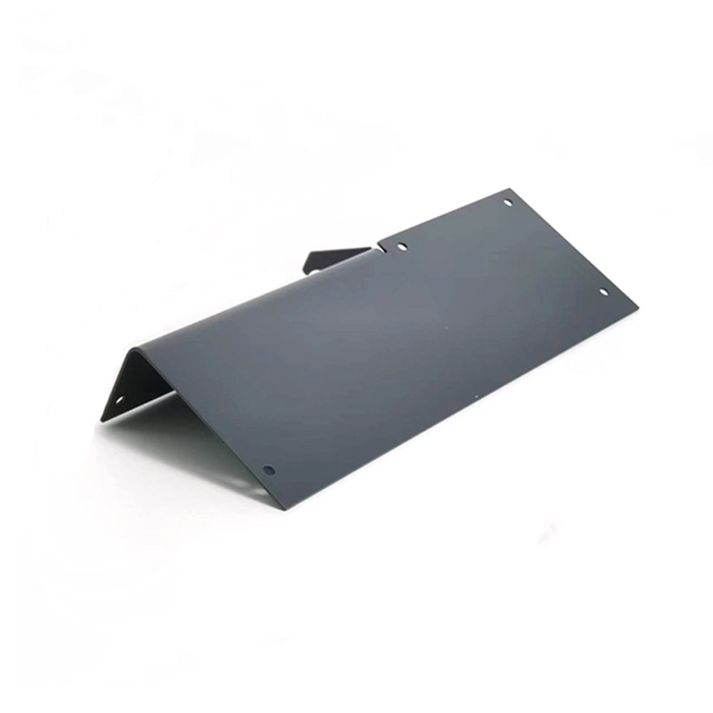 Custom Sheet Metal Part with Black Powder Coating Laser Cutting Bending Sheet Metal Fabrication