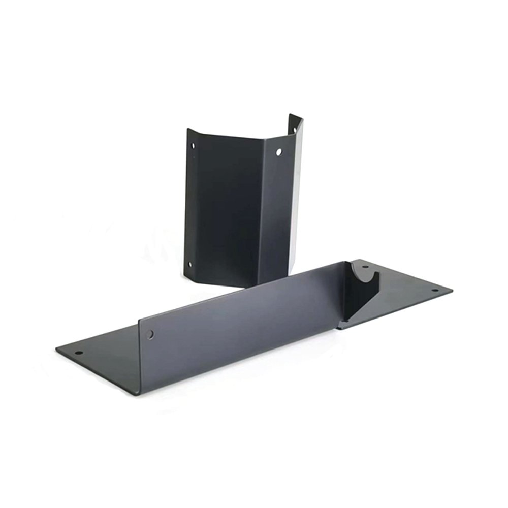 Custom Sheet Metal Part with Black Powder Coating Laser Cutting Bending Sheet Metal Fabrication