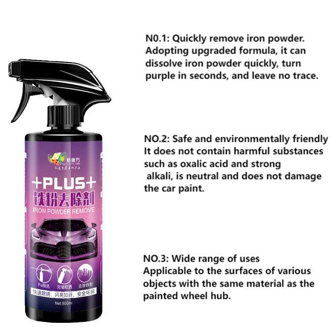 Wheel Cleaner Brightens & Cleans Brake Dust Rim Cleaner Car Detailing Car rust remover