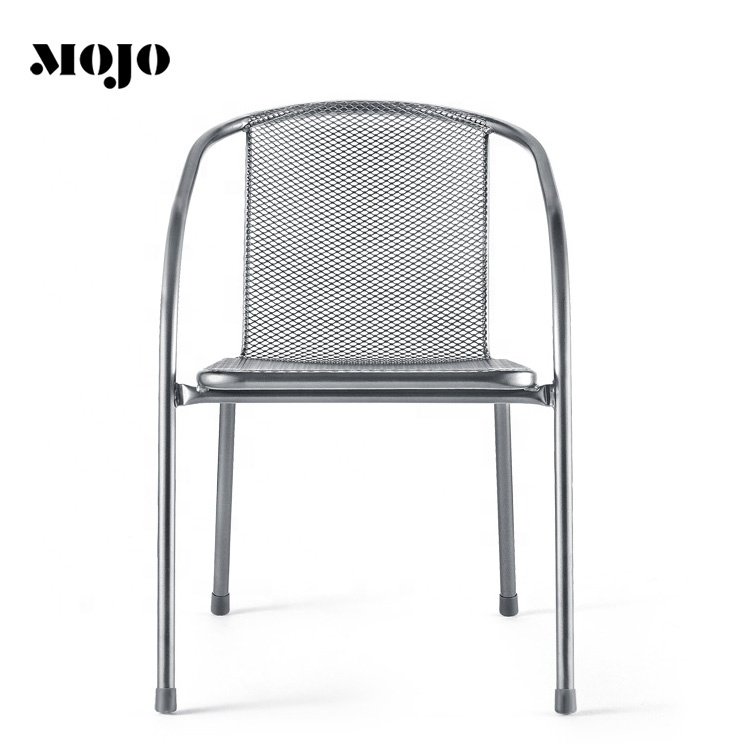 iron garden furniture Waterproof Leisure Picnic Modern Simple garden steel bristol table and chair set outdoor metal gar