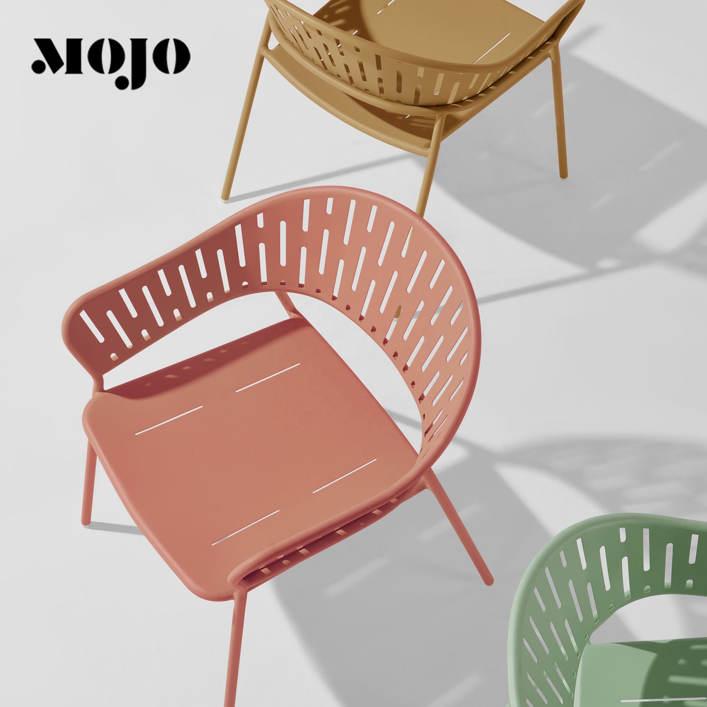 Restaurant tables and Chairs Cafe Coffee Shop Furniture Luxury Steel chair Modern Cafe outdoor dining chair