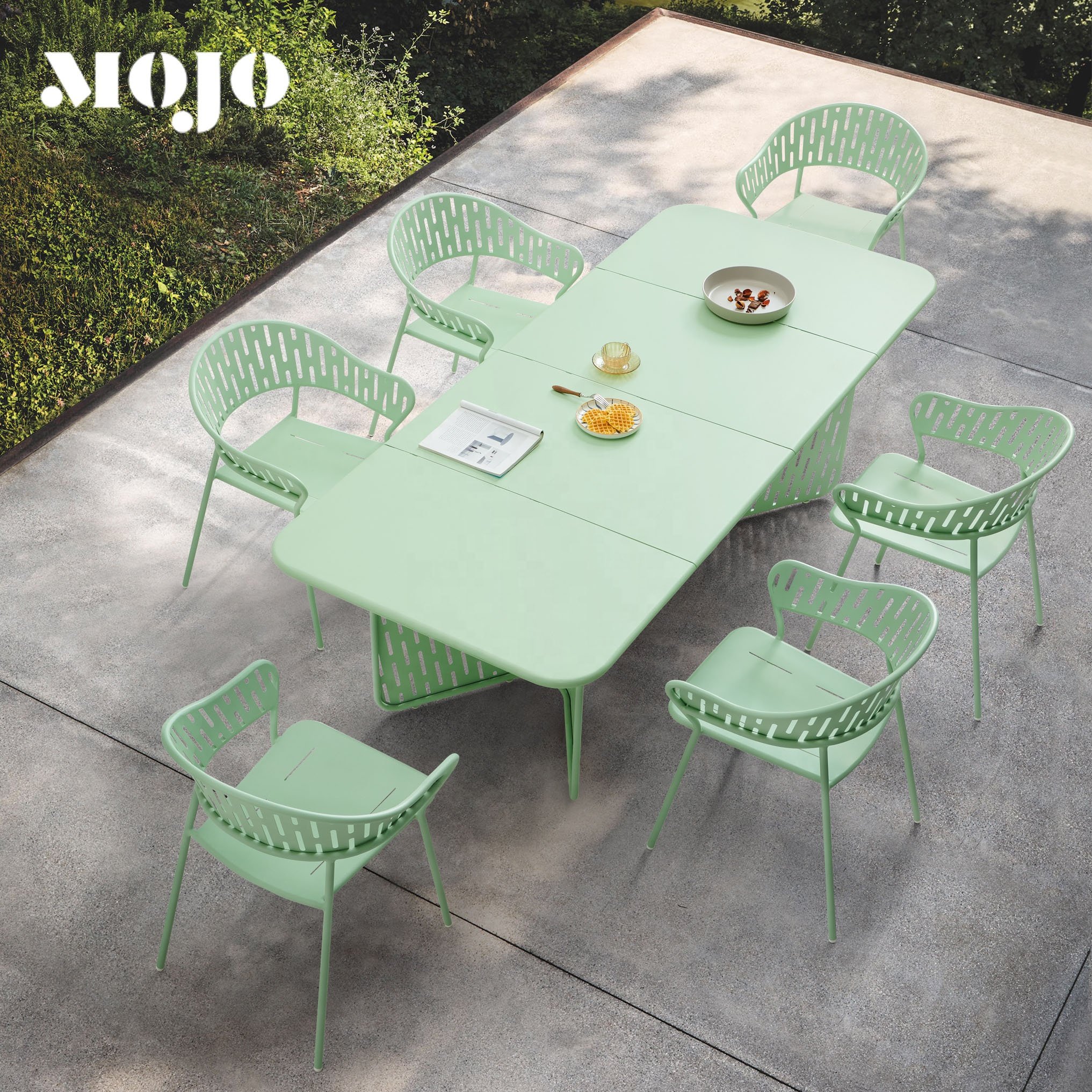 Restaurant tables and Chairs Cafe Coffee Shop Furniture Luxury Steel chair Modern Cafe outdoor dining chair