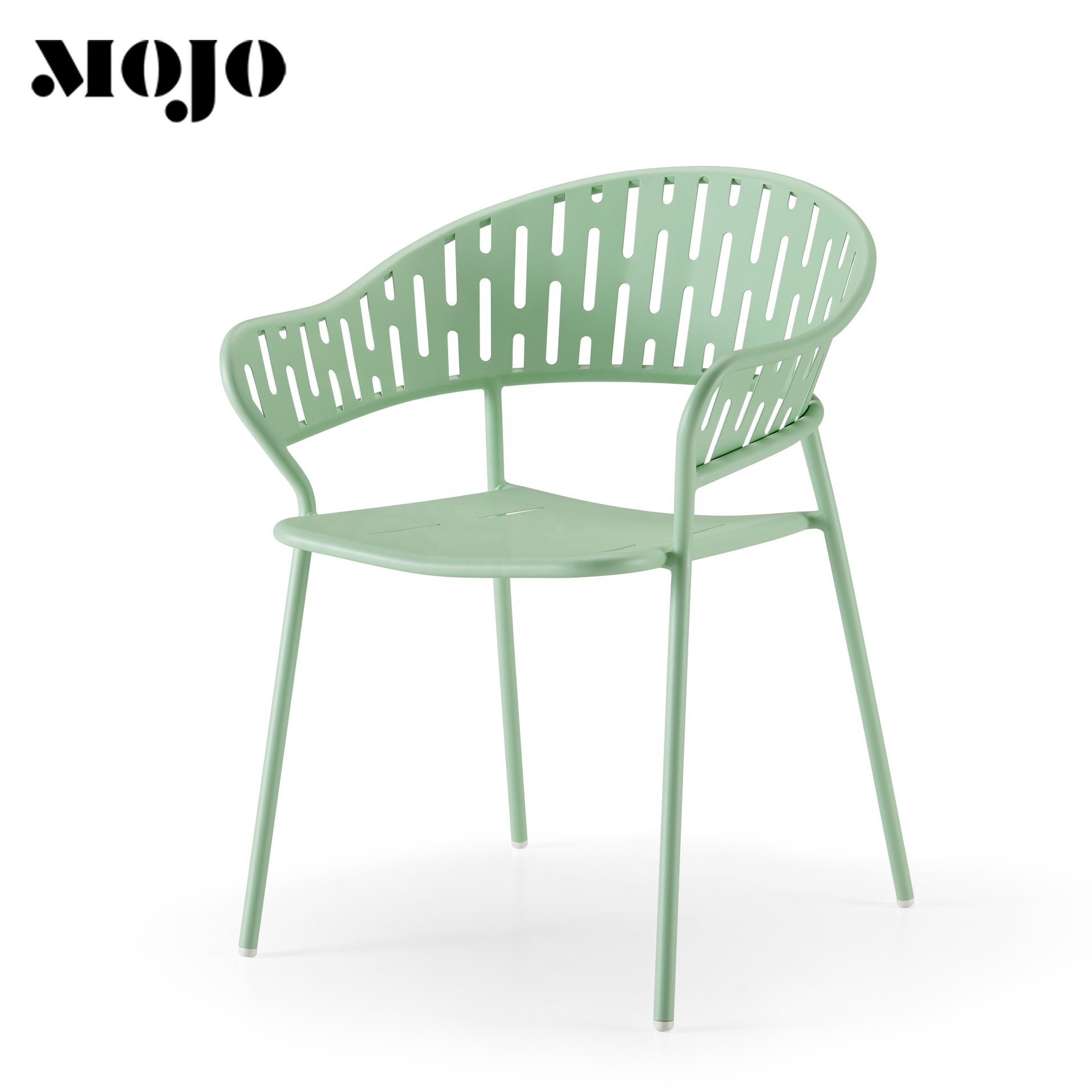 Restaurant tables and Chairs Cafe Coffee Shop Furniture Luxury Steel chair Modern Cafe outdoor dining chair