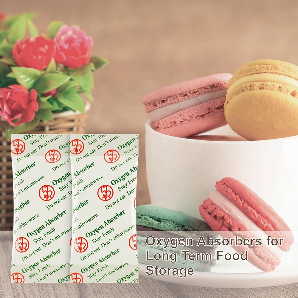 Food Grade Iron Powder Organic Deoxidizer Oxygen Absorber Packets