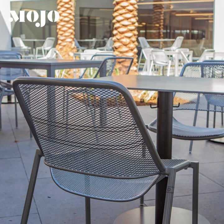 outdoor All Weather lounge modern metal chair for Bistro Cafe Patio garden iron chair