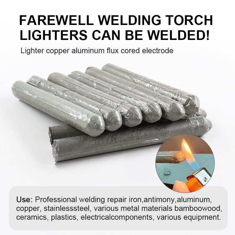 Lighter can be used universal welding rod repair copper iron aluminum stainless steel water tank plastic pipe welding tool