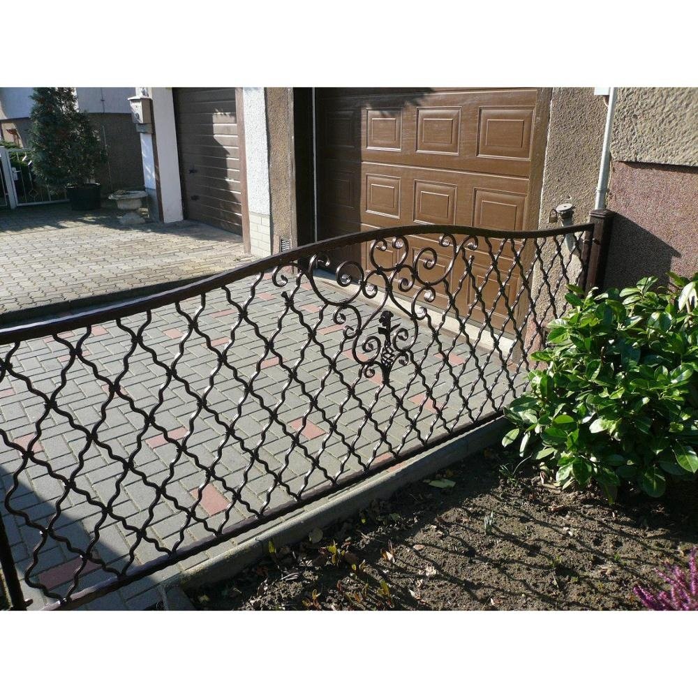 Powder coated Iron railing/wrought iron balustrade fence panels outdoor