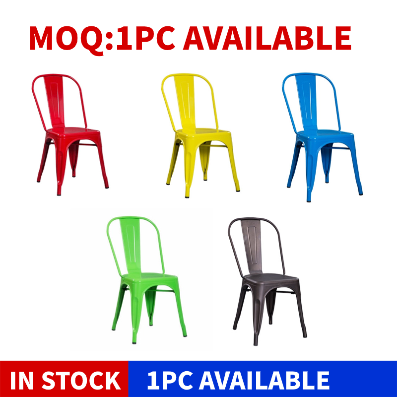 outdoor stackable iron dining chair and table sillas para restaurante square coffee shop metal tolix chairs for restaurant