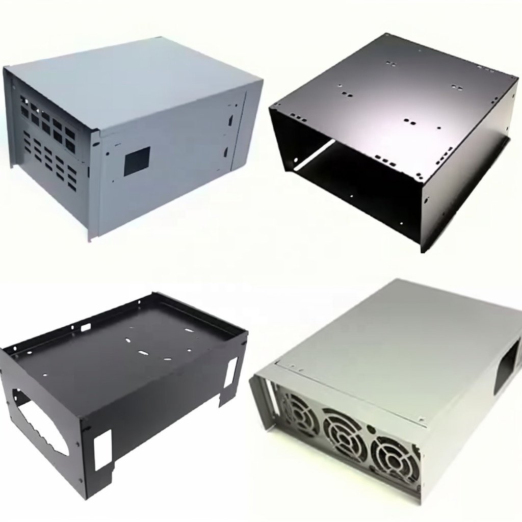 OEM High Precision Stamping Forming Sheet Metal Anodize Aluminum Junction Box Sheet Metal Enclosure