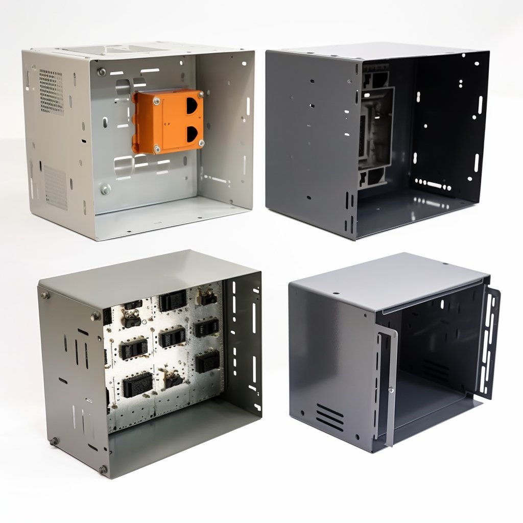 OEM High Precision Stamping Forming Sheet Metal Anodize Aluminum Junction Box Sheet Metal Enclosure