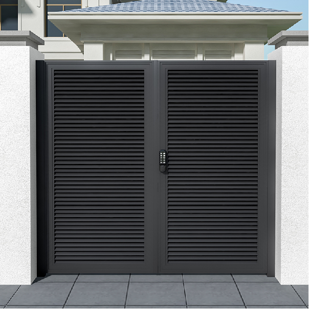 Aluminium double swing drive retractable driveway gate cheap folding sliding driveway gate designs 20ft dual driveway farm gate