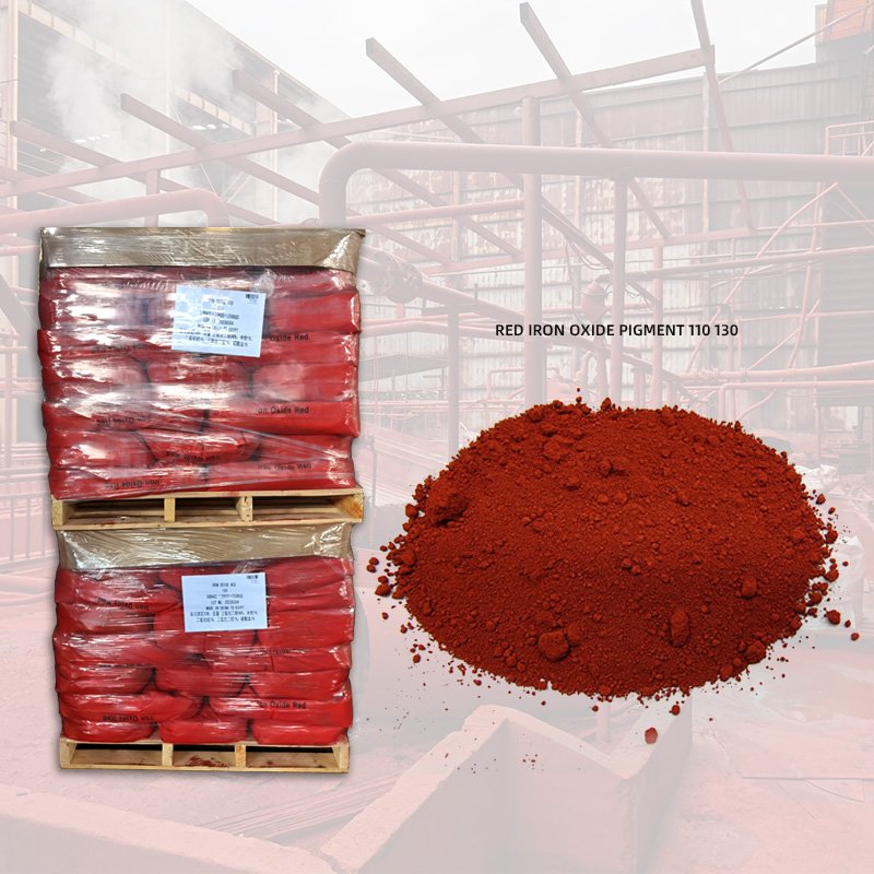 Iron Oxide Red Inorganic Pigment Powder 130/190 Color for Cement Paving Concrete Cosmetic Ink and Paints Minimum Order 1kg