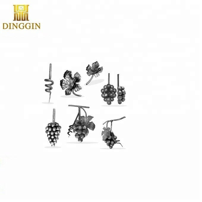 Wrought iron cast steel Baluster gate ornaments Garden