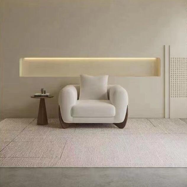 Modern Velvet Living Room Sofa Set in Brown & White Set of 3 sofa furniture set