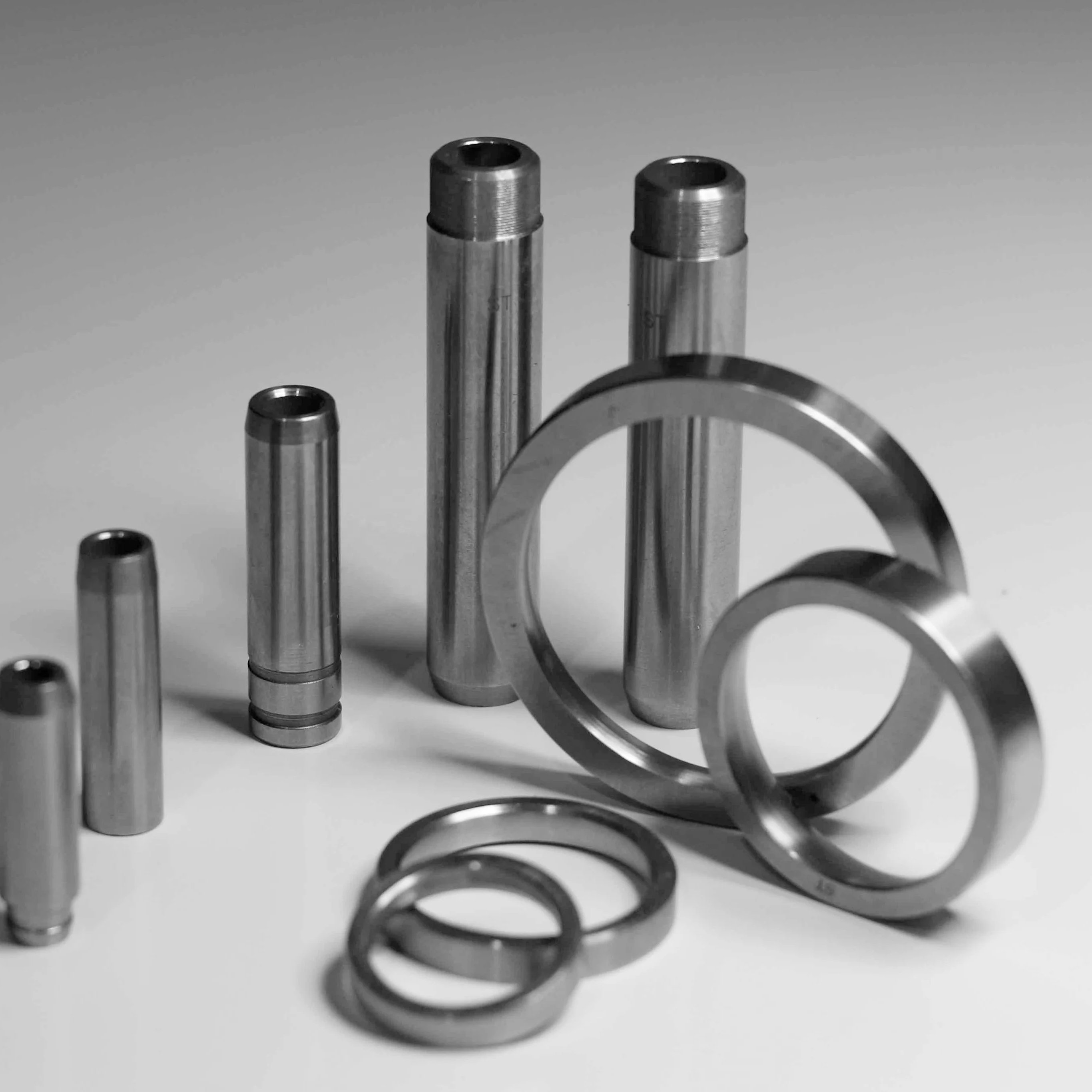 Powder metallurgy and cast iron Valve guide