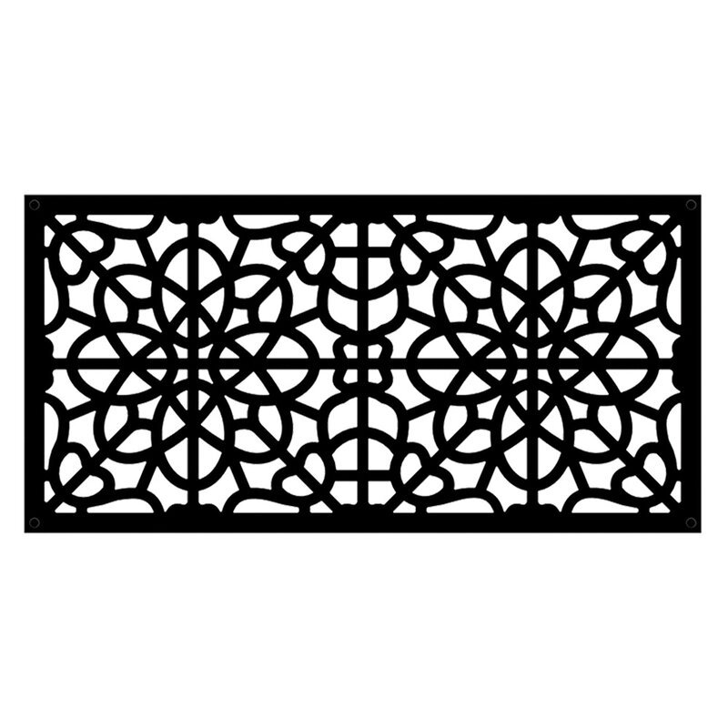 garage door decorative windows wrought iron round ring arch door decor