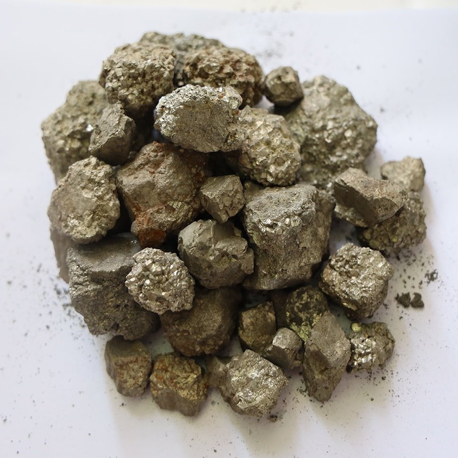FeS2 minerals and metallurgy pyrite powder used for casting high-quality natural