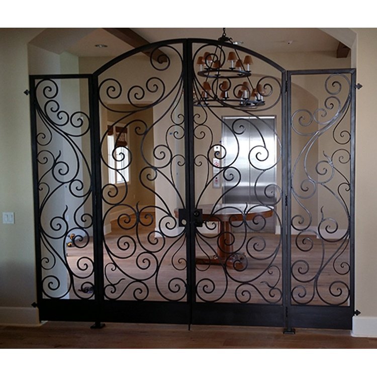 2017 high quality best selling house grill gate/metal fence gate/wrought iron gate design