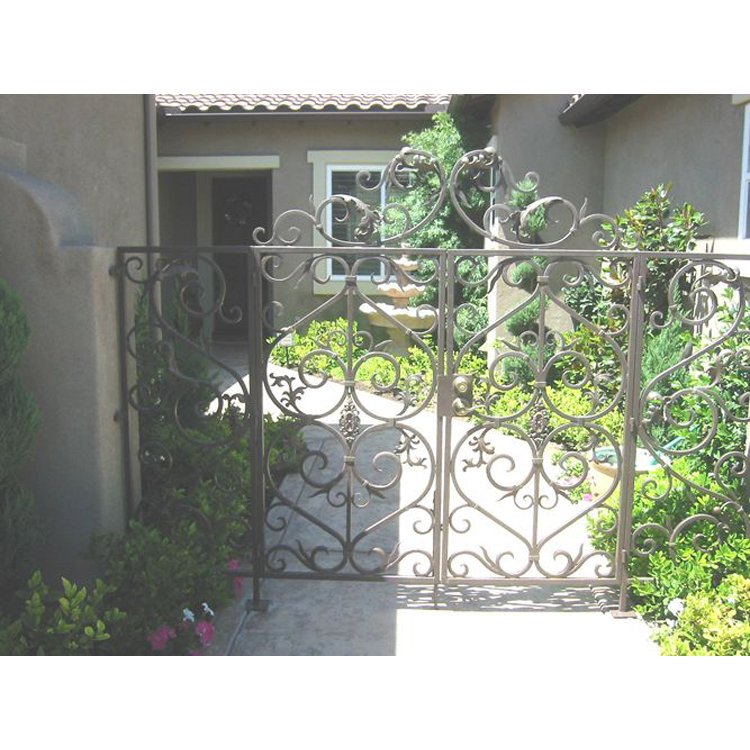 2017 high quality best selling house grill gate/metal fence gate/wrought iron gate design