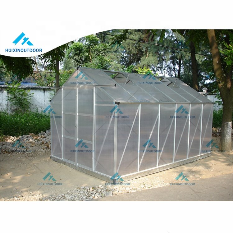 Panels arch pipes film plastic galvanized iron nurseries polycarbonate greenhouse glass vinyl tower