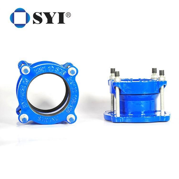 Ductile Iron Di Wide Range Flexible Quick Din Pn10 Universal Flange Adaptor For PVC Pipe