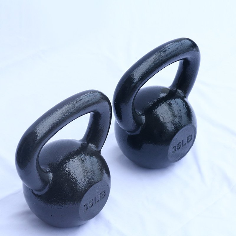Manufacture Supply Cast Iron Powder Coated Kettlebell Weight Lifting