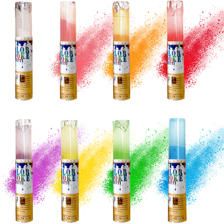 28cm Color Run Festival Product Combo's Productos Para Fiestas Holi Color Powder carnival confetti