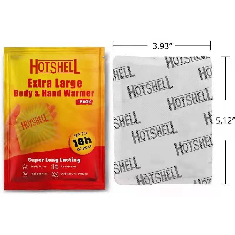 Hot Sale Winter Gift Pocket Instant Warm Pad Hot Pack Heat Pack Iron Powder Hand Warmer