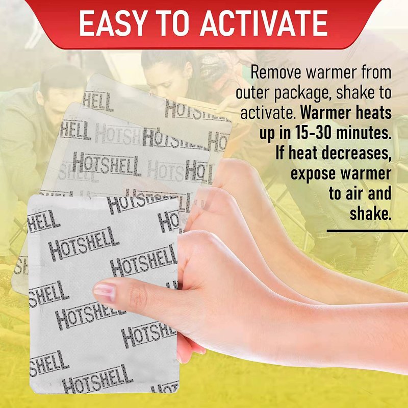Hot Sale Winter Gift Pocket Instant Warm Pad Hot Pack Heat Pack Iron Powder Hand Warmer