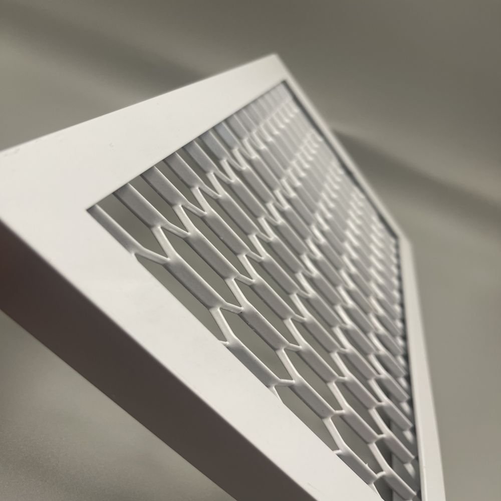 U-shaped Ceiling Used In Construction Hot Dipped Expanded Gothic Galvanized MF metal mesh