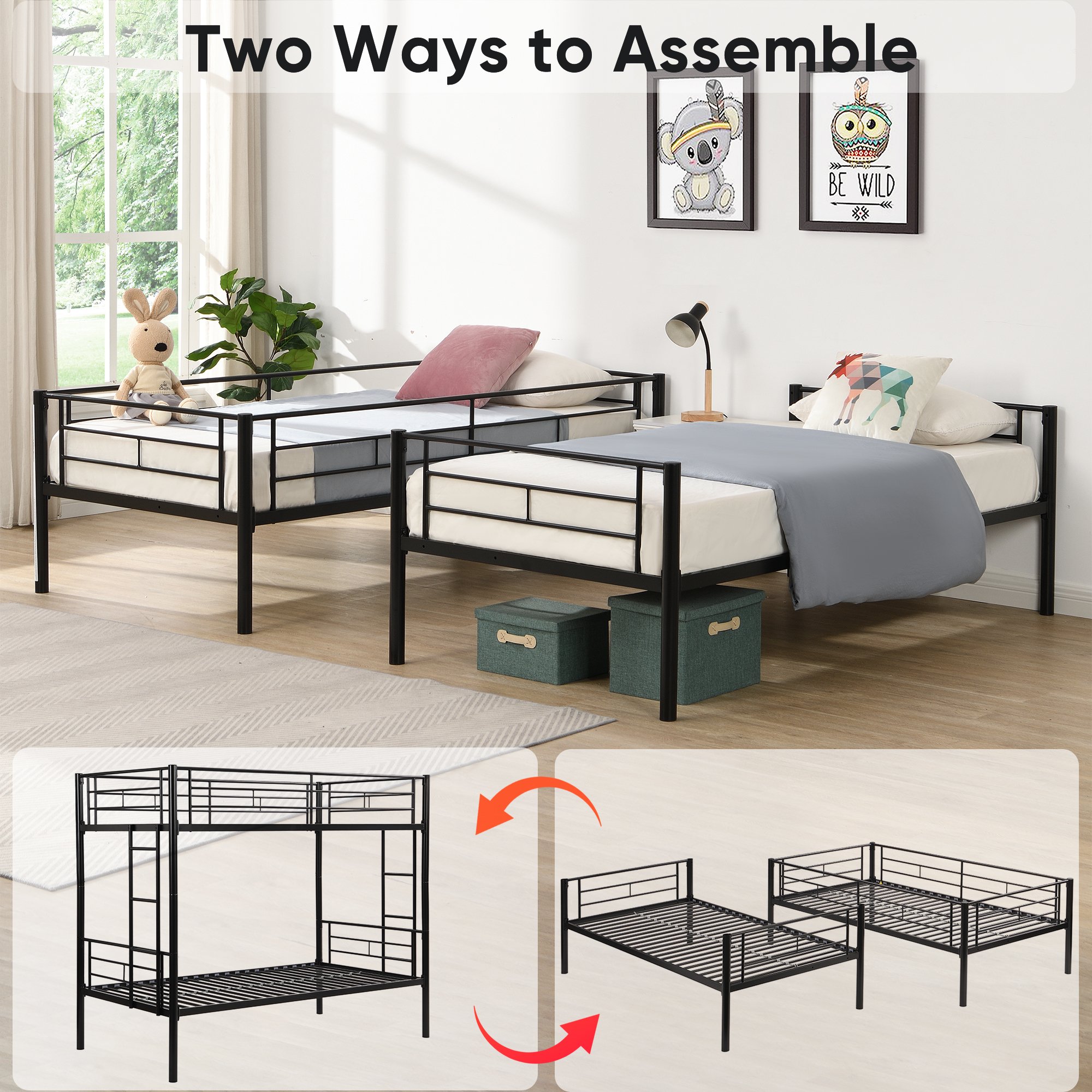 Warm Bed With Slide For Children Bunk Beds With Slides For Kids