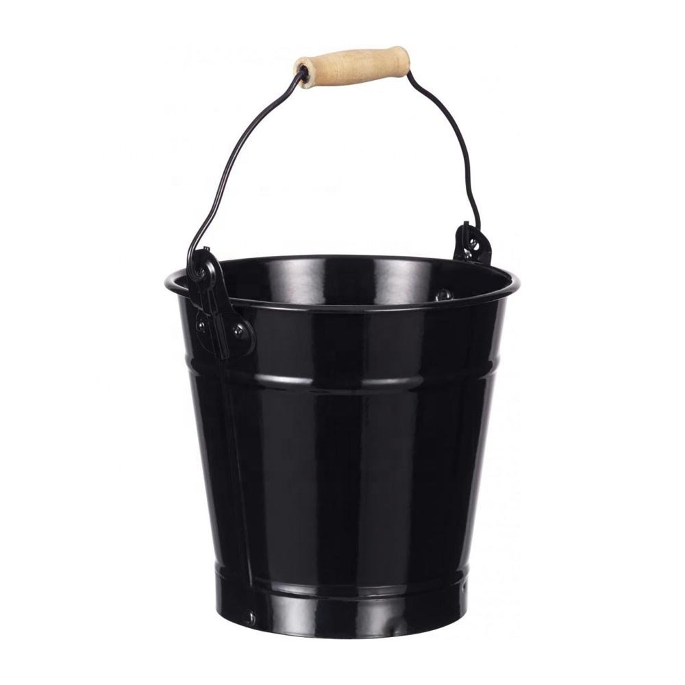 Planter terracotta hanging planter Black Garden Bucket Hanging Flower Pot Sale For Garden And Home Decor