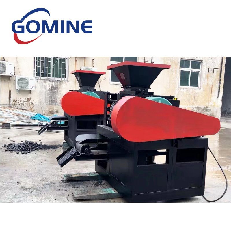 High Productivity Waste Wood Charcoal Pressing Machine Biomass Roller Briquette Press Machine
