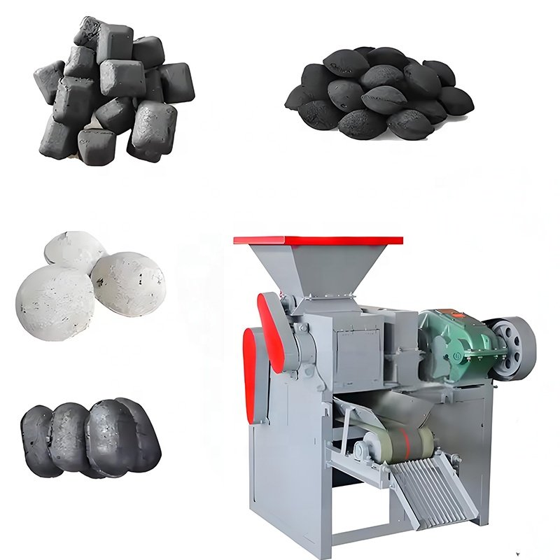 high strength roller ball press equipment aluminium copper iron powder charcoal briquette press making machine