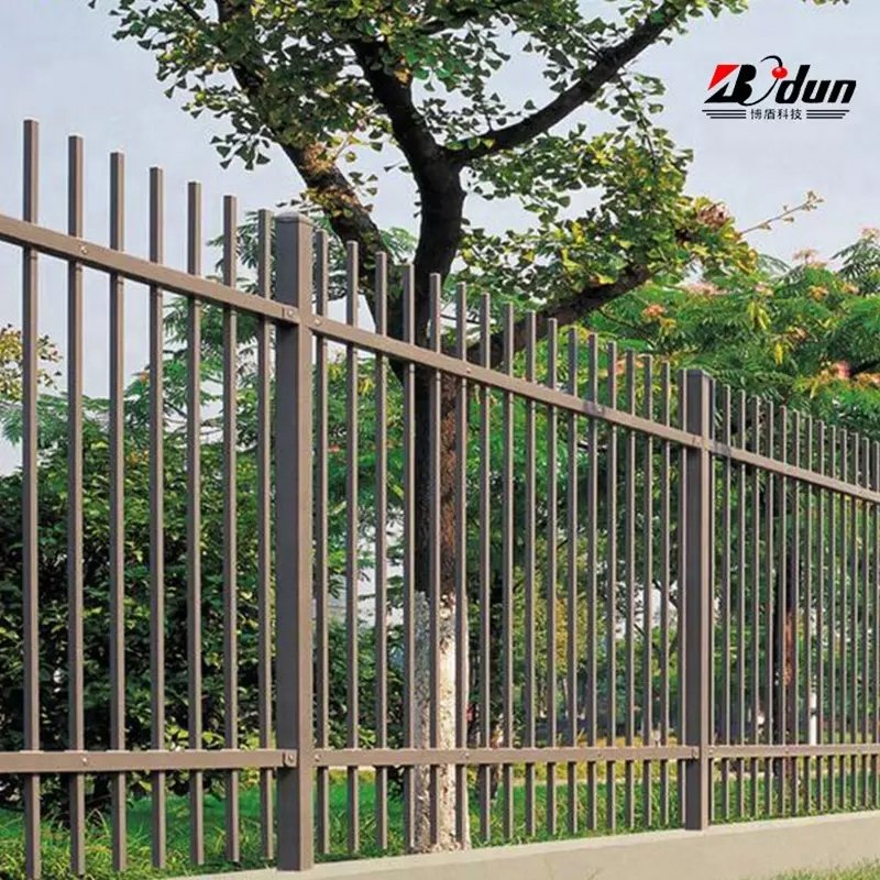 easily assembled galvanized steel fence hot sale cheap wrought iron garden fence