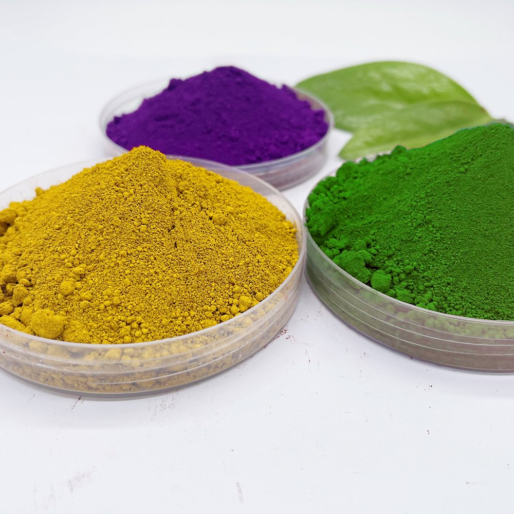 AOTES High purity 98% Red/Yellow/Black/Green powder fe2o3 iron oxide pigment for ceramics