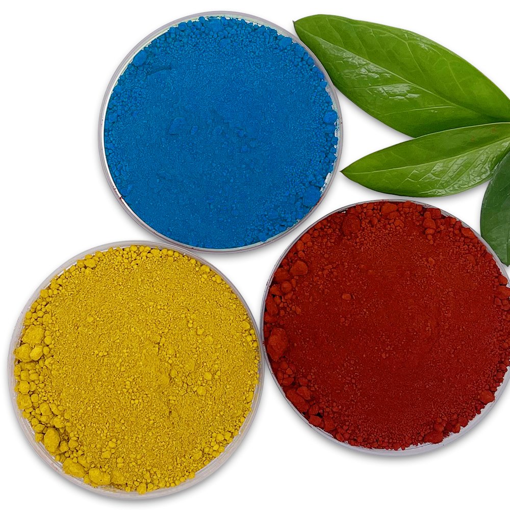AOTES High purity 98% Red/Yellow/Black/Green powder fe2o3 iron oxide pigment for ceramics
