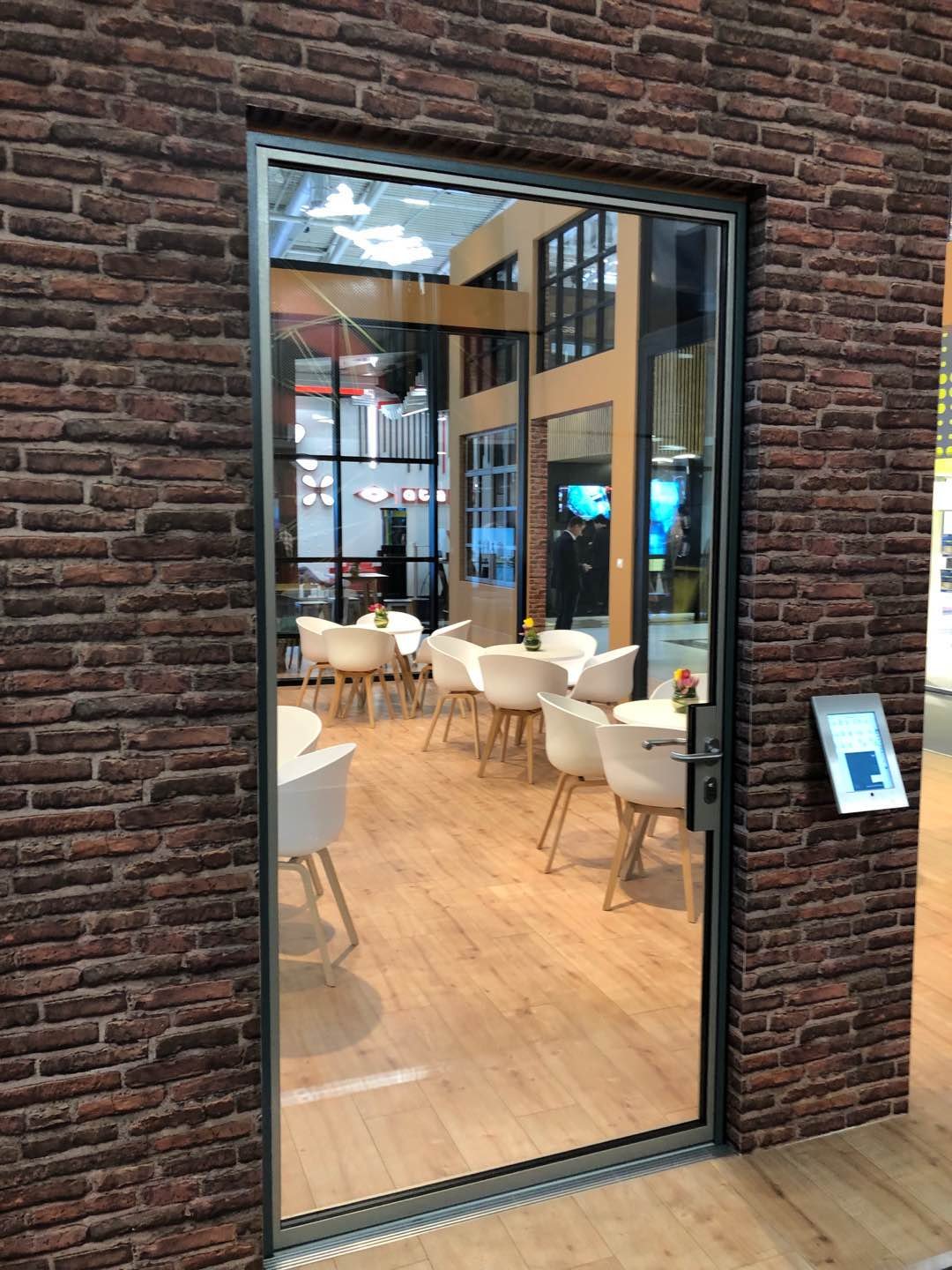 Top-end slim RP fineline profile system thermal break steel window&door custom