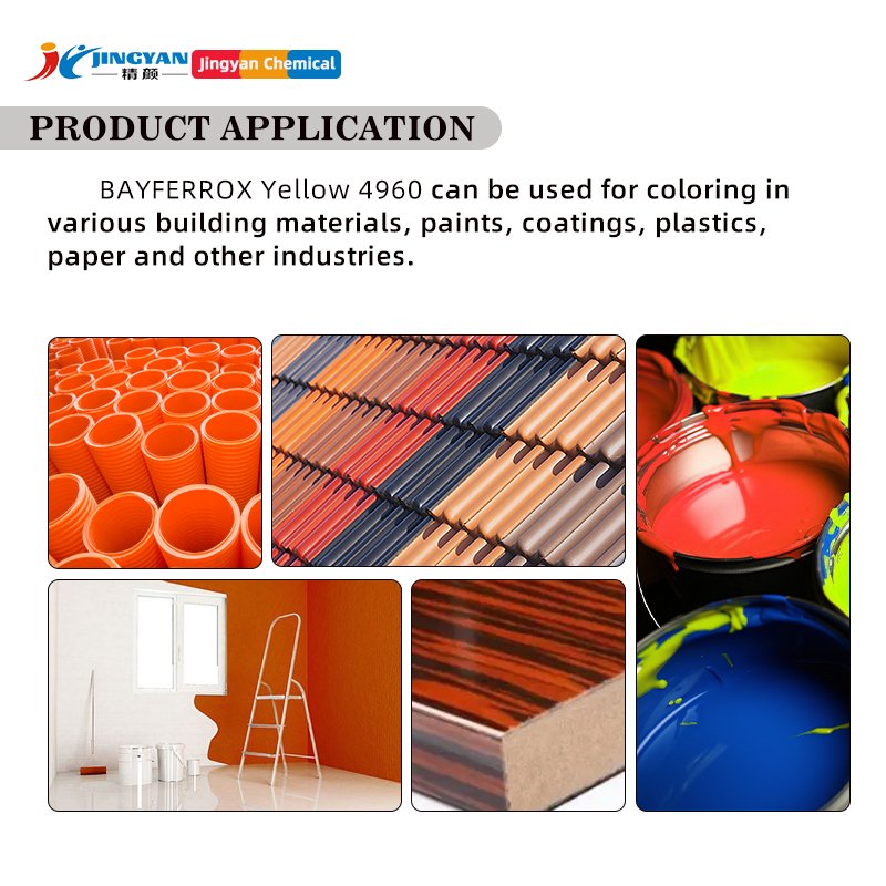 BAYFERROX Yellow 4960 Acid and alkali resistant orange yellow powder iron oxide pigment orange inorganic pigment