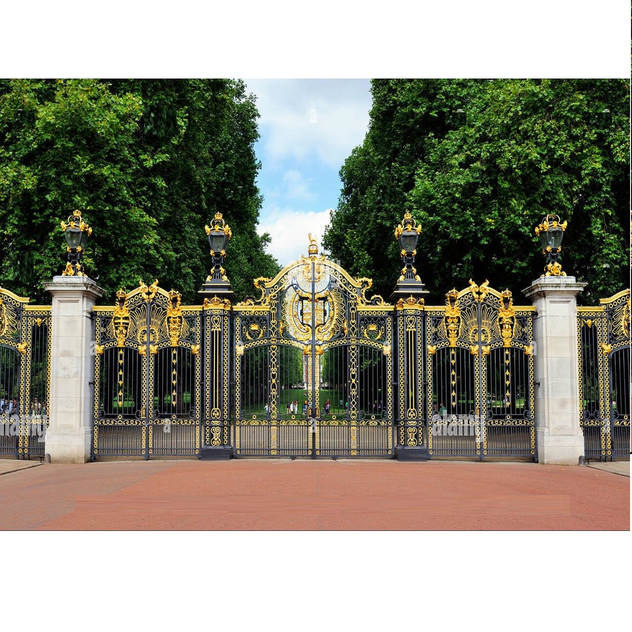 Give $500 cash coupon wrought iron steel driveway gate