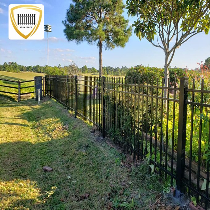 double steel garden fences black galvanized steel fence fence made of galvanized steel pipes