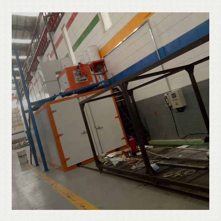 Large powder coating oven