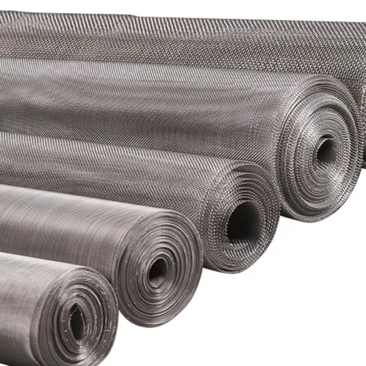 304/316L SS Steel Wire Mesh 12 14 15 16 18mesh size Filters Woven Wire Mesh