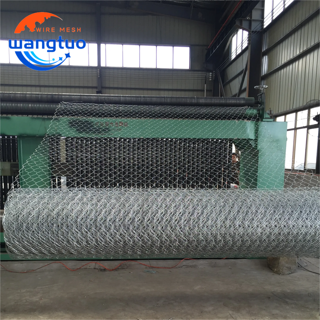 WangTuo Wholesale Strong Hexagonal Gabion Box Galvanized PVC Coated Steel Wire Mesh with Twill Weave Competitive Price