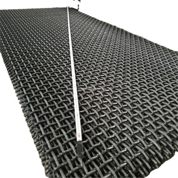 45-65Mn High carbonsteel crimped wire mesh for Vibrating Screen for South America/Latin America countries/Jamaica/Columbia/Chile