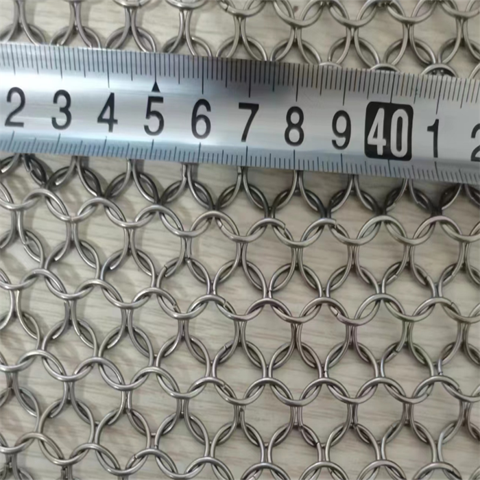 Stainless Steel Chain Link Decorative Curtain Architectural Wire Mesh