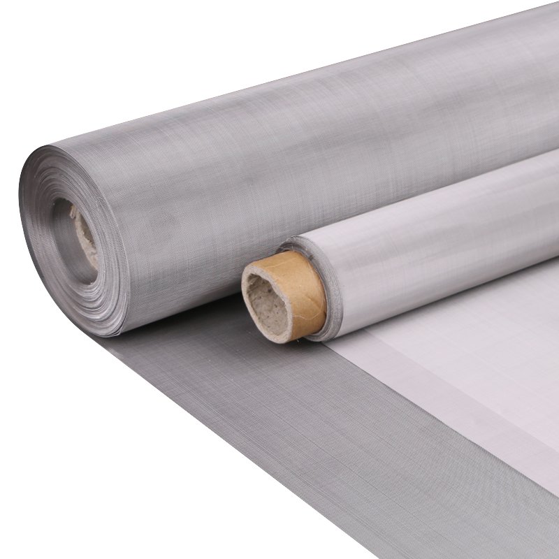 100 200 250 300 325 400 500 Mesh 304 316L Fine Mesh Stainless Steel Wire Screen Mesh Woven Wire Cloth